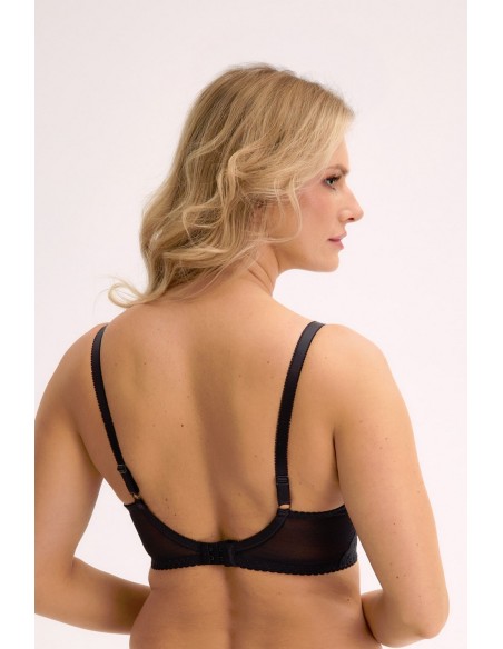 Biustonosz soft balconette jessia 1229 czarny Gaia