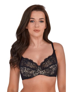Biustonosz soft chantal art. 534 czarny Gaia