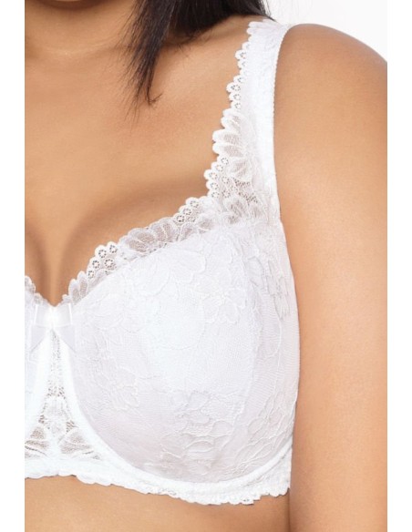 Bra plus size padded Carmela Mat M-053/22 white