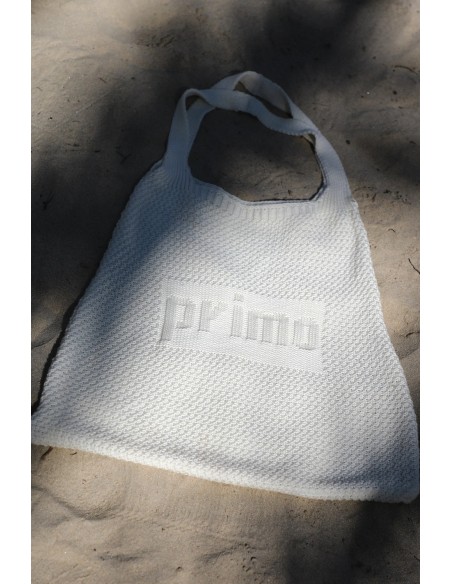 Torba dzianinowa na ramię x fobya kremowa Primo