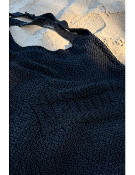 Torba dzianinowa na ramię x fobya czarna Primo