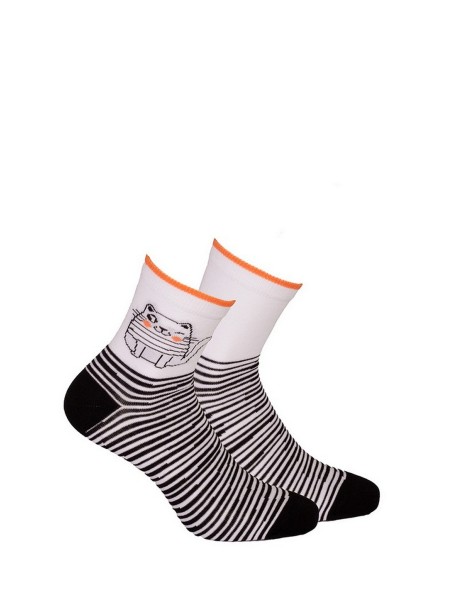 Socks /wola u44.01p, w44.01p girly patterned...