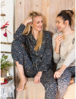 Pajamas lns 706 b25 dl/r s-xl rozpinana women's Key