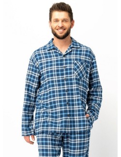Pajamas mns 492 b25 dł/r m-2xl rozpinana men's Key 2