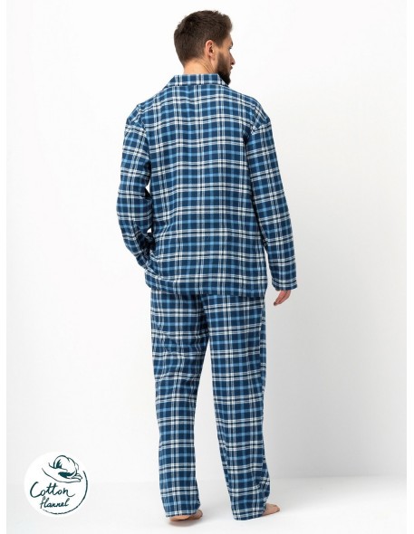 Pajamas mns 492 b25 dł/r m-2xl rozpinana men's Key