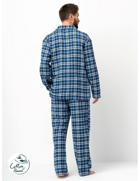 Pajamas mns 492 b25 dł/r m-2xl rozpinana men's Key