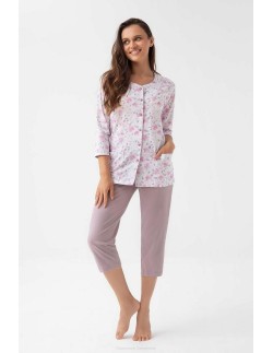Pajamas 388 3/4 m-2xl z25/26 women's rozpinana Luna