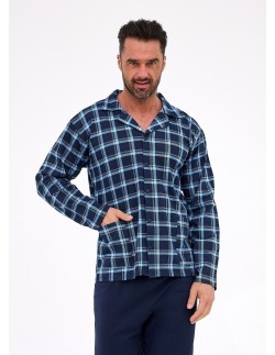 Piżama 114/81 dł/r 3xl-5xl męska rozpinana Cornette 2