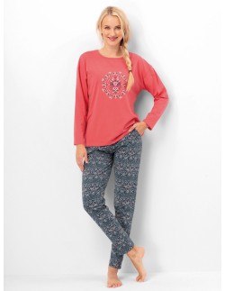 Piżama lns 703 b25 dł/r s-xl damska Key