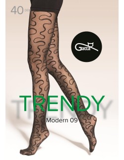 Tights modern wz.09 40 den 2-4 Gatta 2