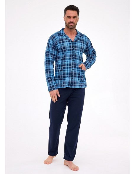 Pajamas 114/82 dł/r m-2xl men's rozpinana Cornette