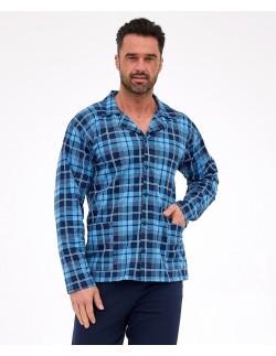Pajamas 114/82 dł/r m-2xl men's rozpinana Cornette 2