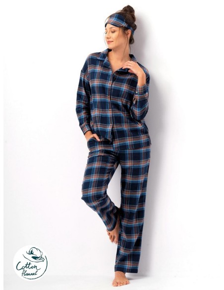 Pajamas lns 431 b25 dł/r s-xl rozpinana women's Key
