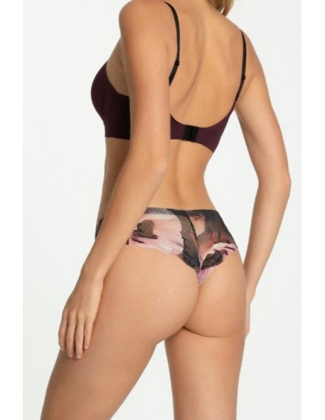 Figi velvet bloom tanga brasil s-xl Julimex