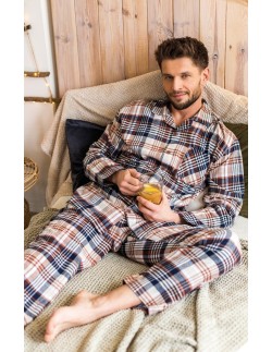 Pajamas mns 443 b25 dł/r 3xl-4xl rozpinana men's Key 2