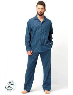 Pajamas mns 815 b25 dł/r 3xl-4xl rozpinana men's Key