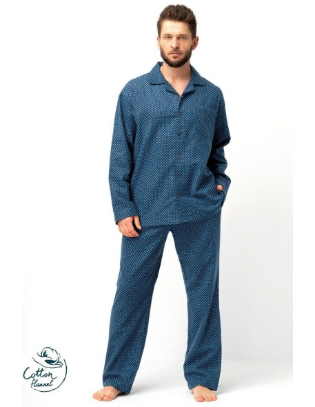 Pajamas mns 815 b25 dł/r 3xl-4xl rozpinana...