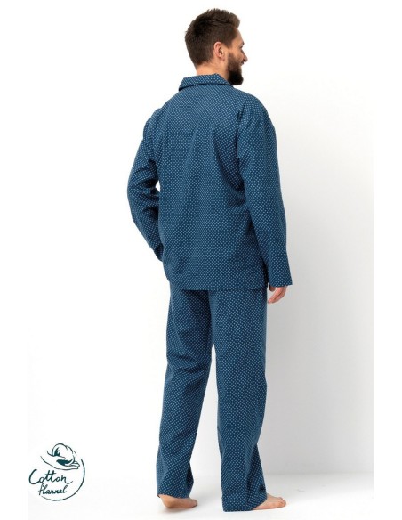 Pajamas mns 815 b25 dł/r 3xl-4xl rozpinana men's Key