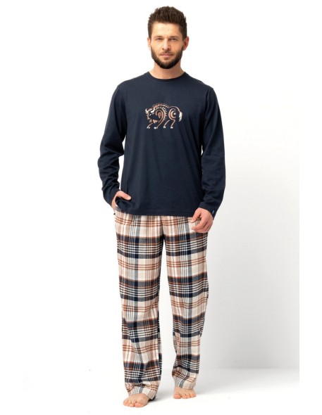 Pajamas mns 444 b25 dł/r m-2xl men's Key