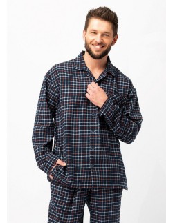Pajamas mns 480 b25 dł/r m-2xl rozpinana men's Key 2
