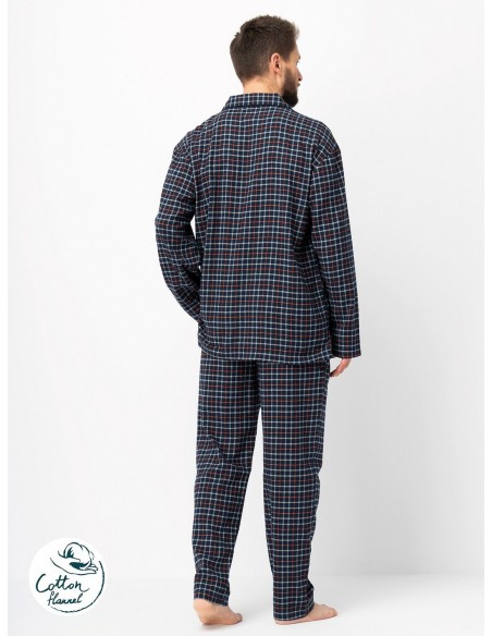 Pajamas mns 480 b25 dł/r m-2xl rozpinana men's Key