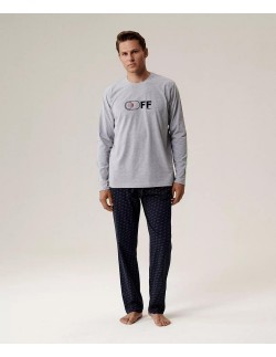 Pajamas nmp-390 dł/r s-2xl men's Atlantic