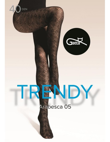 Rajstopy arabesca wz.05 40 den 5-xl Gatta