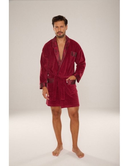 Bathrobe de lafense 866 noble m-2xl male Forex