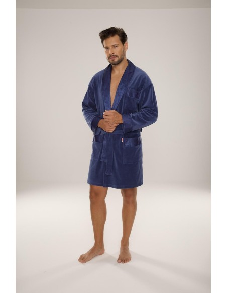 Bathrobe de lafense 866 noble m-2xl male Forex