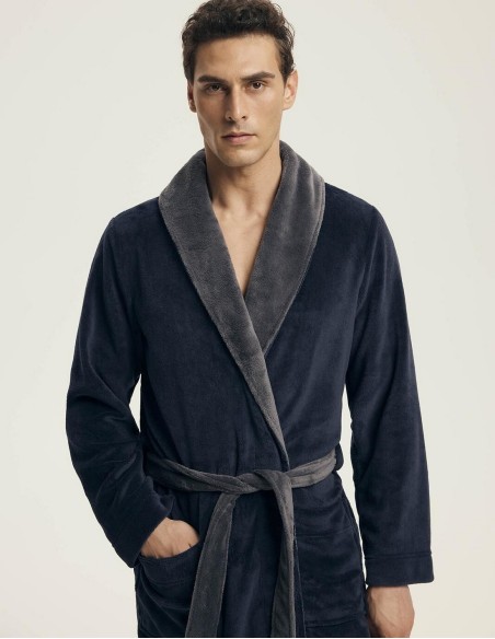 Bathrobe male nocturn 43378 aw25 Henderson