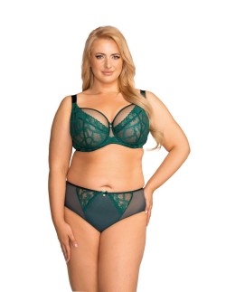 Miękki biustonosz koronkowy z fiszbinami Nadine Nessa...