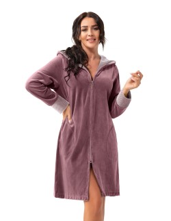 Szlafrok damski z kapturem Dorota FR-373  2
