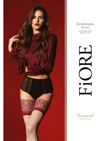 Arabesque - stockings self-supporting 20 den, Fiore