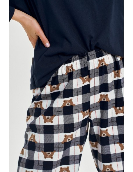 3441 piżama damska długa astrid s-xl Taro