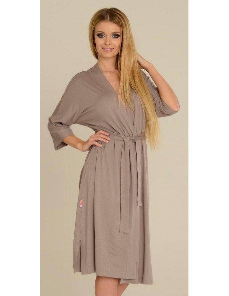 Visa bathrobe ladies' long, De Lafense 942