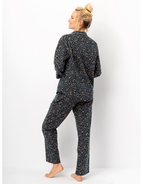 Pajamas lns 706 b25 dl/r s-xl rozpinana women's...