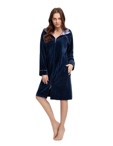 Szlafrok 389 velour 3xl z24 damski Luna