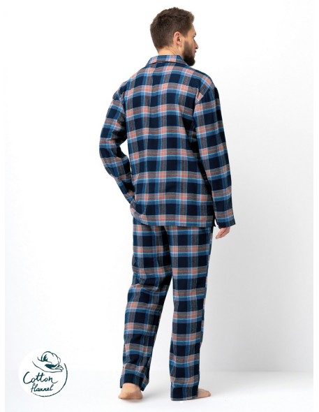 Pajamas mns 431 b25 dł/r 3xl-4xl rozpinana...