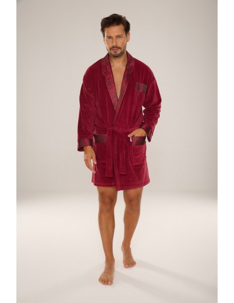 Bathrobe de lafense 866 noble m-2xl male Forex