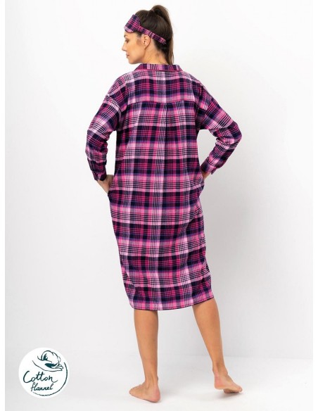 Koszula lnd 490 b25 dł/r s-xl rozpinana damska Key