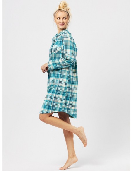 Koszula nocna damska rozpinana Key LND 471 