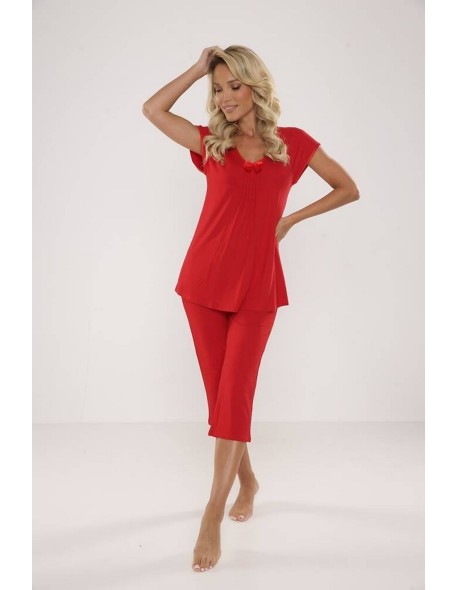 Visa pajamas women's short sleeve and trousers,...