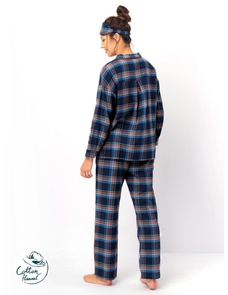 Pajamas lns 431 b25 dł/r s-xl rozpinana women's...