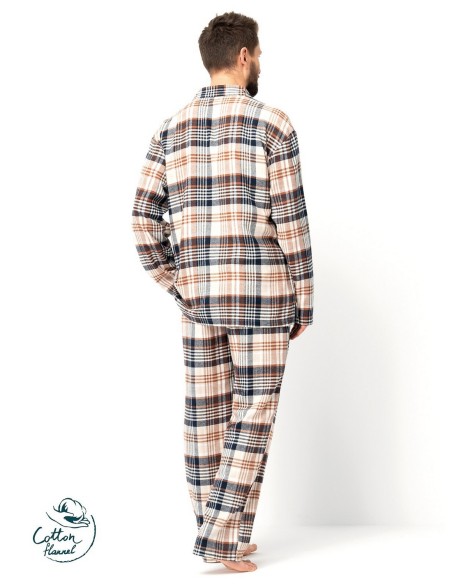 Pajamas mns 443 b25 dł/r 3xl-4xl rozpinana men's Key