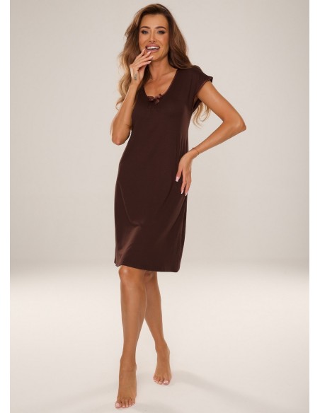 Visa shirt night women's with short sleeve, De Lafense 870