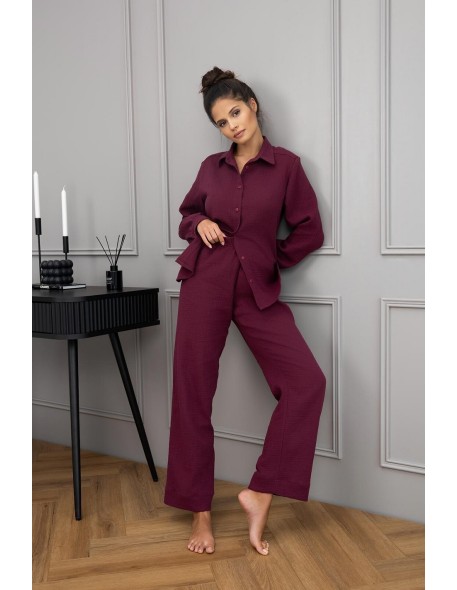 Piżama colette dł/r muślin s-xl rozpinana Sensis