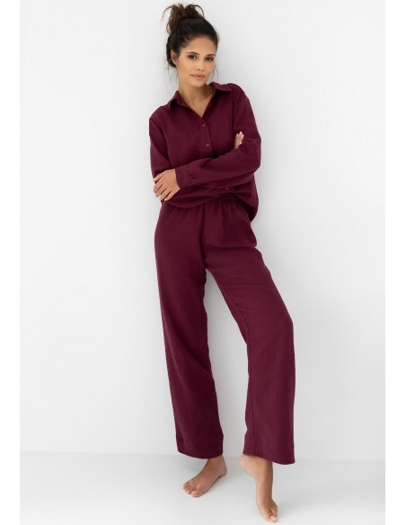 Piżama colette dł/r muślin s-xl rozpinana Sensis