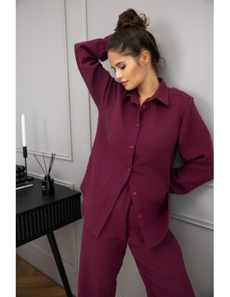 Piżama colette dł/r muślin s-xl rozpinana Sensis