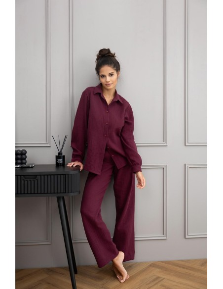 Piżama colette dł/r muślin s-xl rozpinana Sensis