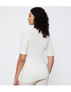 Beauty layers ssl top wool ecru white Triumph 2
